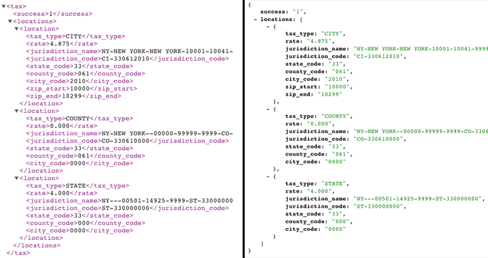 NYS Sales Tax Web Service